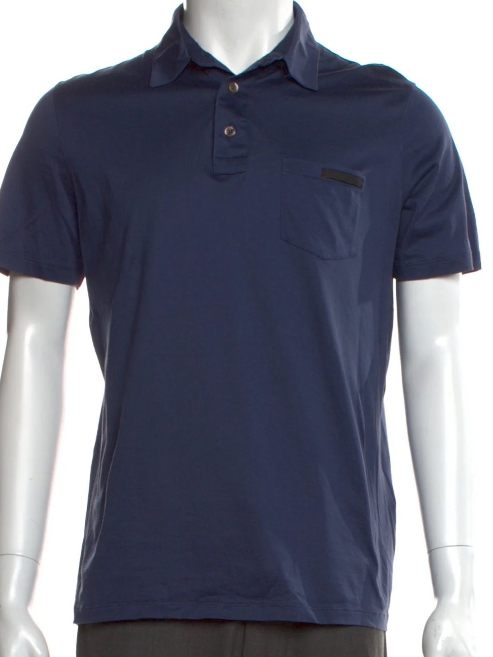 Prada Short-Sleeve Polo Shirt Size XL Designer Lux